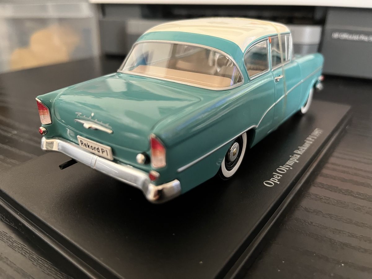 Opel Modellini d'auto: Opel Rekord P1.  1:24 – Nuovo (secondo la descrizione) da Rümlang venduto da Papamoll4 1