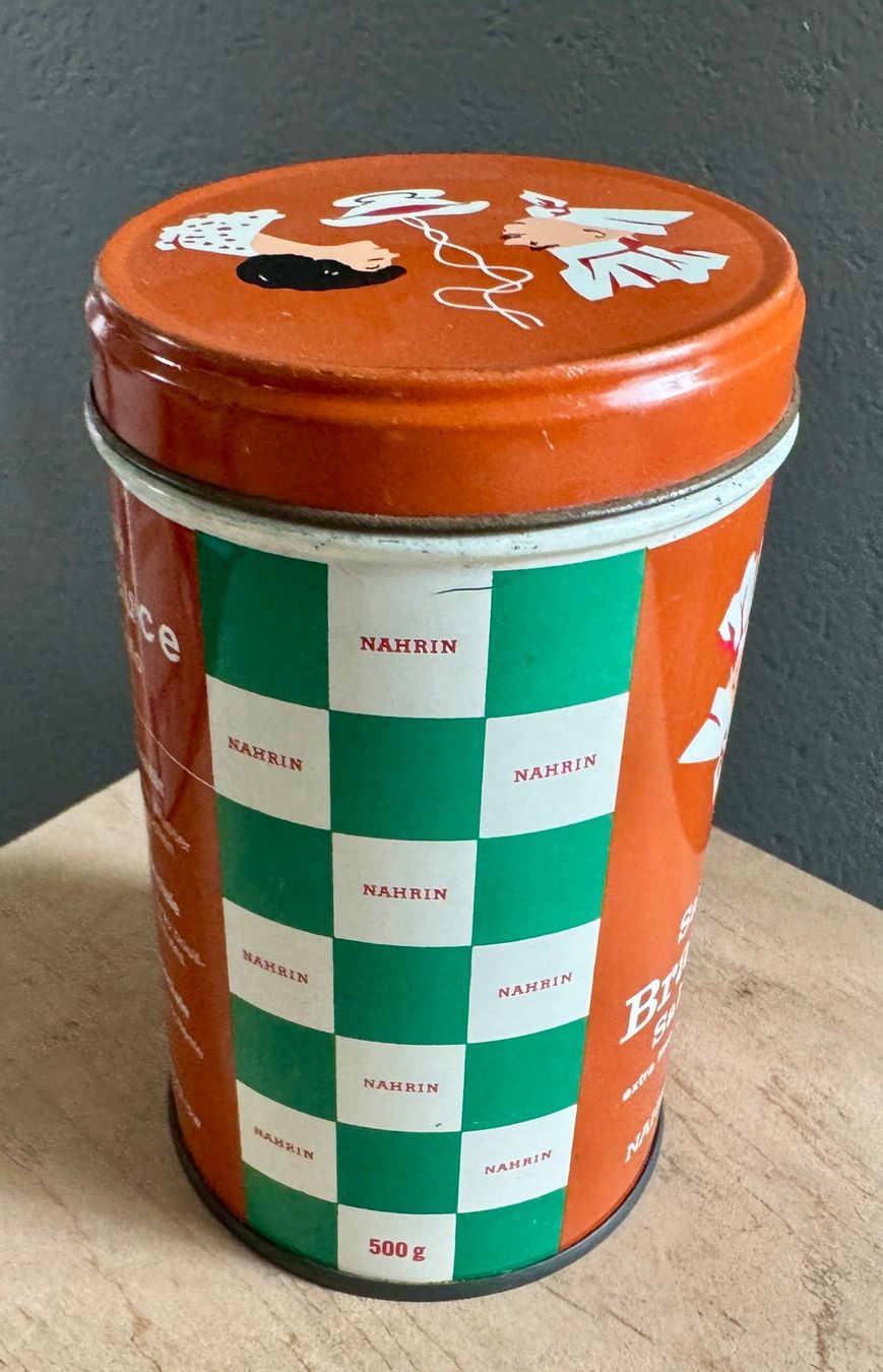 Barattoli: Dekorative alte Blechdose NAHRIN Sarnen Bratensauce – Usato da Rothrist venduto da Luckywinner 4