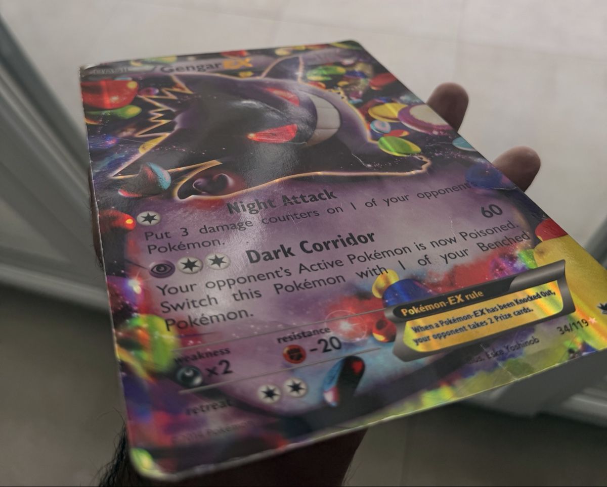 Pokémon Carte collezionabili: Gengar EX JUMBO Oversized 34/119  – Usato da Locarno venduto da mar_z75x 2