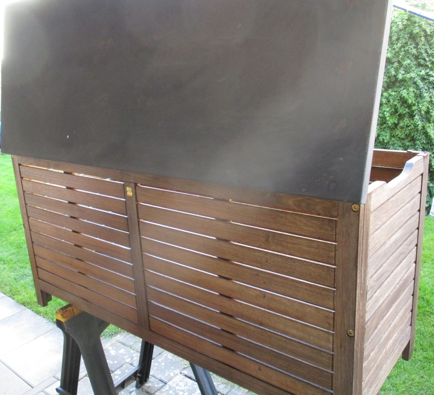Box contenitori: Gartentruhe Holz, Gartenkiste, Gerätebox, Gartenbox – Usato da Montlingen venduto da Mabesi 4