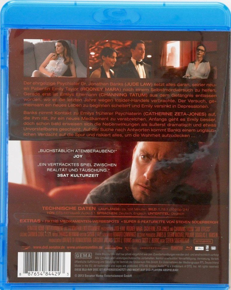 Tutti i DVDs: SIDE EFFECTS - Tödliche Nebenwirkungen – Usato da Remetschwil venduto da tgd_gbp8 1