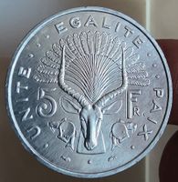 DSCHIBUTI 5 FRANCS 1991 UNZ.