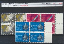 1973 Sonderpostmarken, Viererblock, ET - Stempel