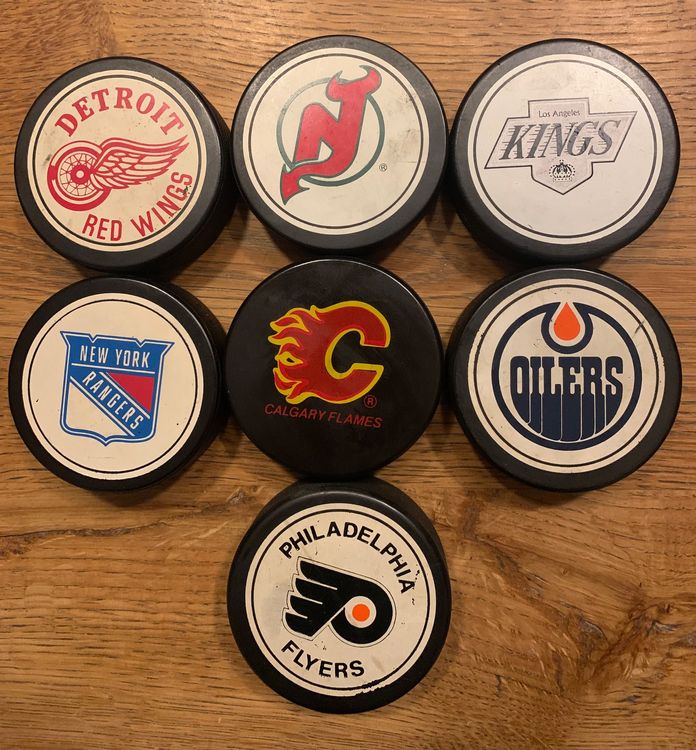 Puck Offizielle Game-Pucks NHL Vintage Logos (Neu (gemäss Beschreibung ...