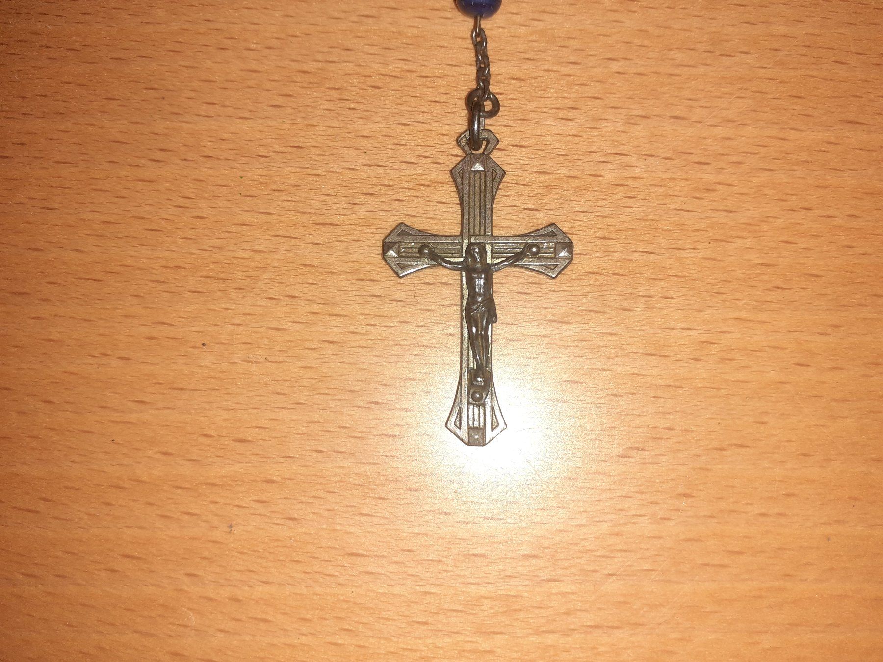 Sonstiger Schmuck: Rosenkranz aus Lapislazuli – Defekt aus Linthal von Luther 2