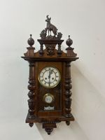 antiker Regulator aus Nussbaum vermutlich Junghans 1900