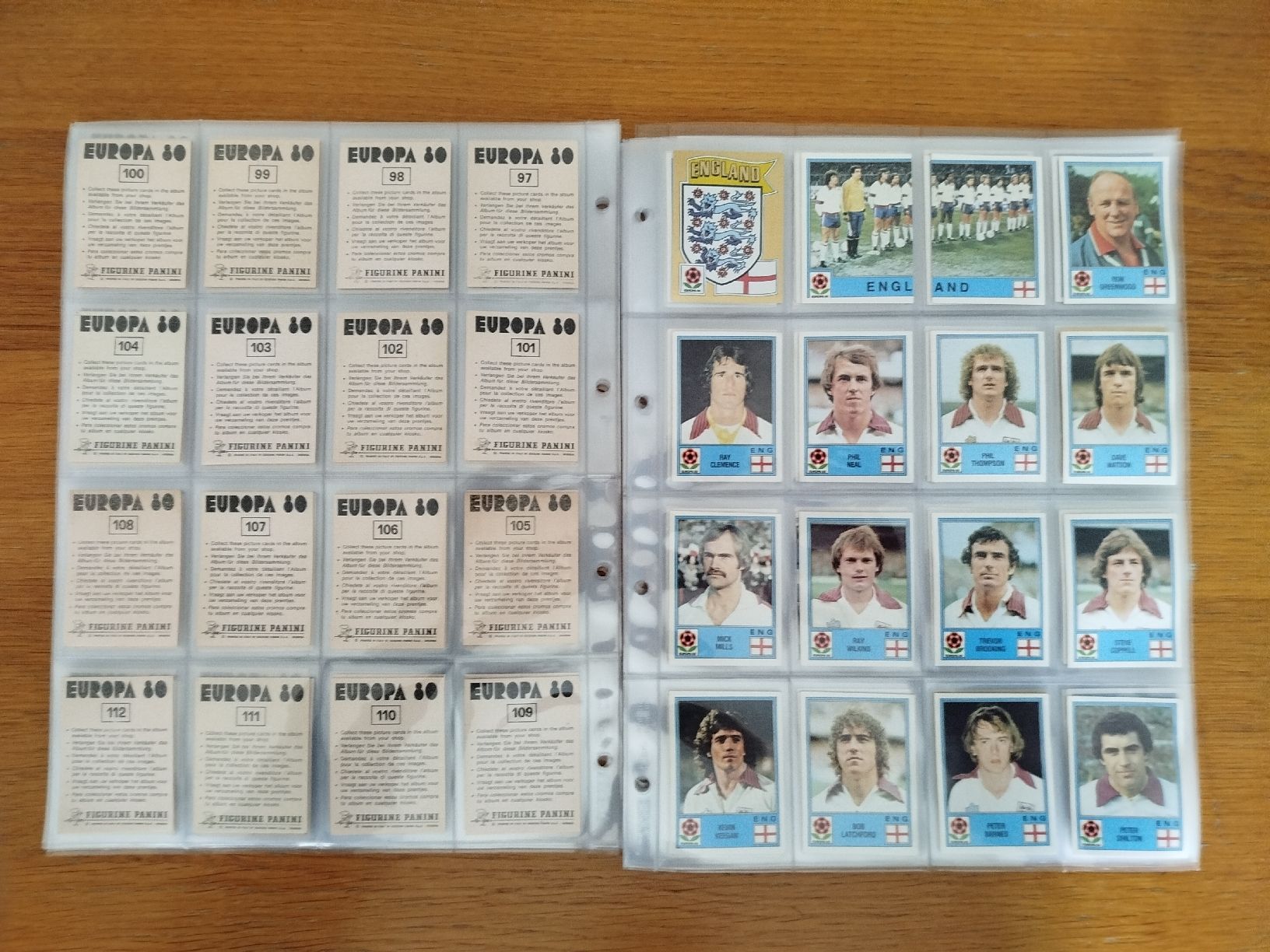 Panini Sammelbilder & Trading cards: Panini EM80 kompl.loses Sticker Set -1 – Gebraucht aus Wettingen von mirna04 4
