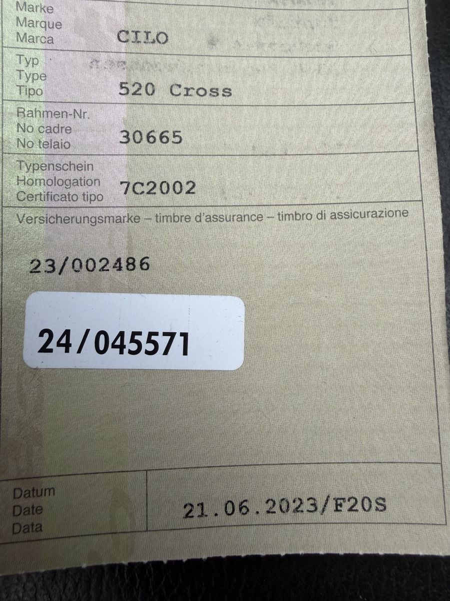 Cilo Mofas: Mofa Cilo 520 Cross mit Ausweis – Defekt aus Latterbach von Bbutz98 6