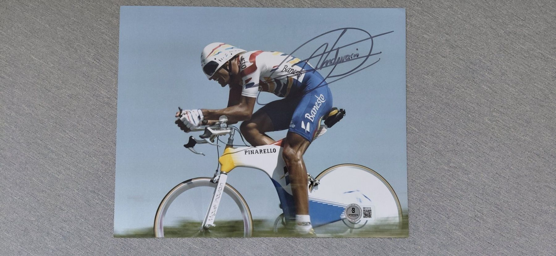 Autogramme: Autogramm  Miguel  Indurain – Gebraucht aus Schmerikon von Olympia04