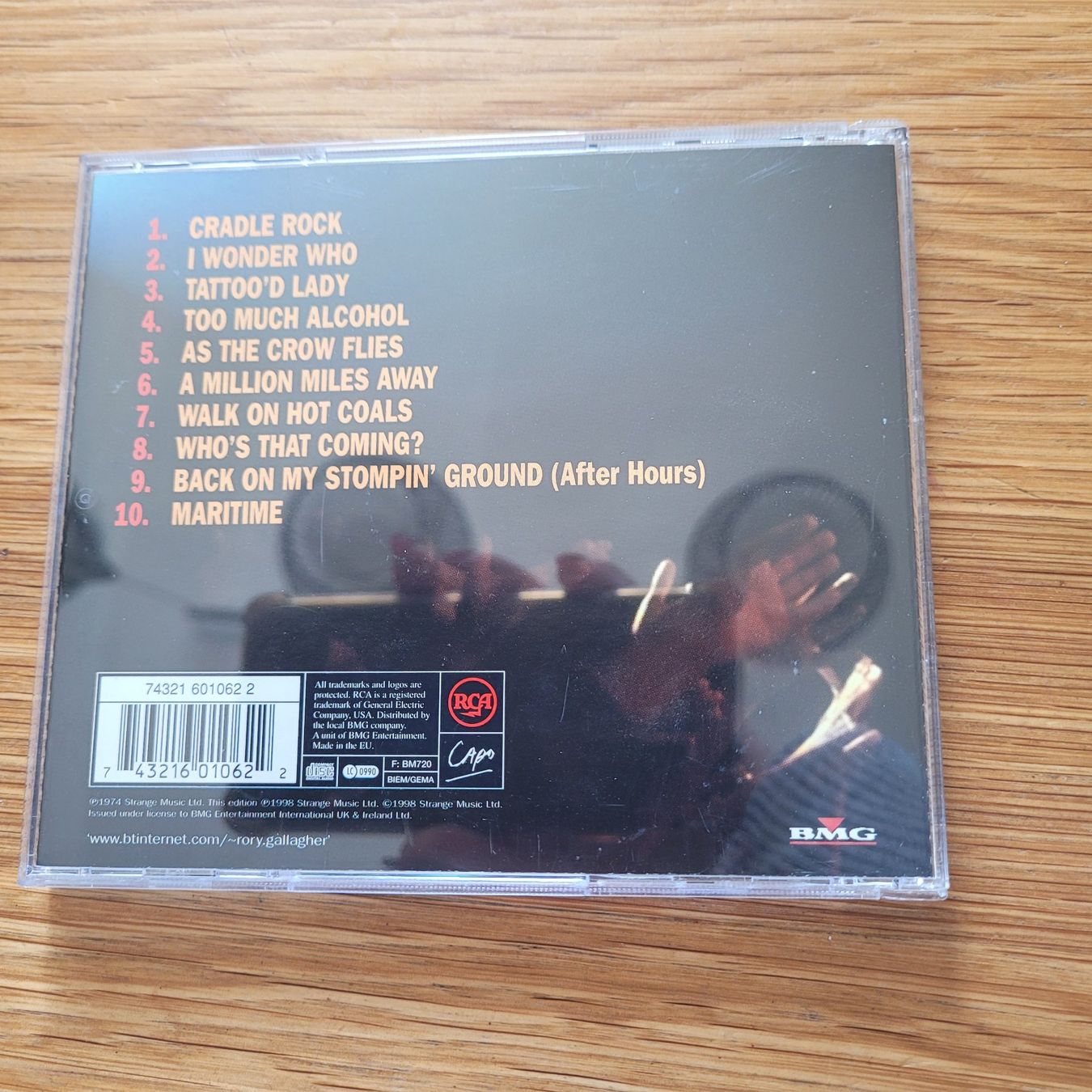 CD: CD Rory Gallagher Irish Tour – Usato da Biel/Bienne venduto da Destockweb 2