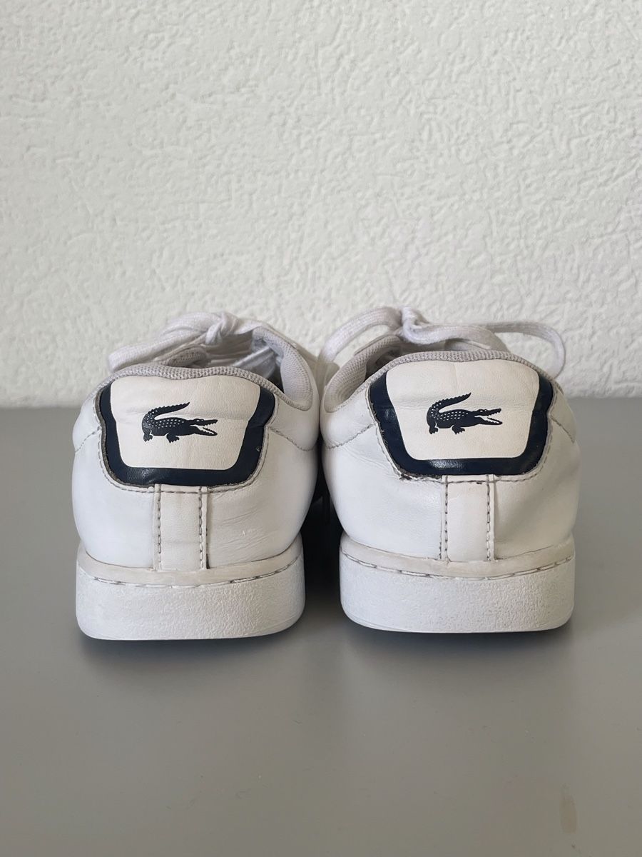 Lacoste Scarpe da donna: Baskets Lacoste Carnaby blanches, taille 38 – Usato da Vuadens venduto da Nina11 2