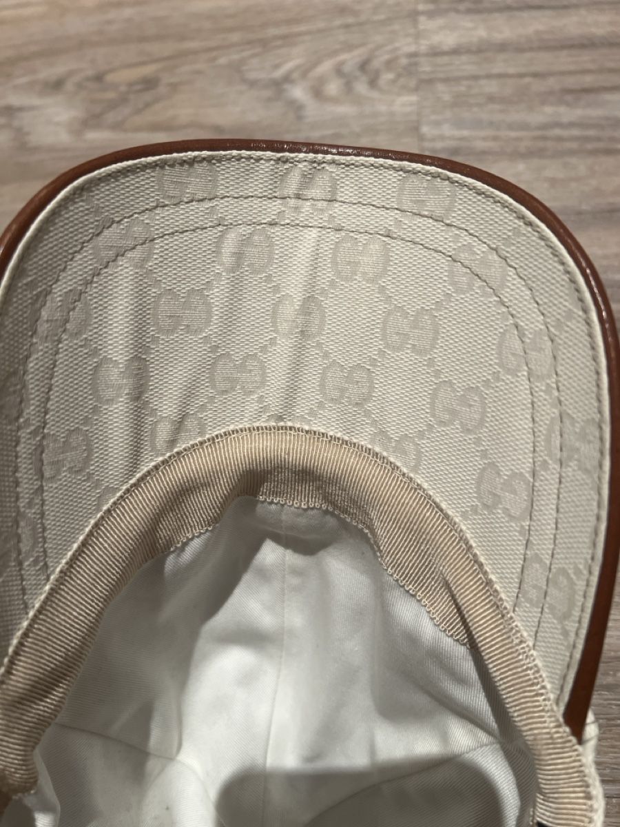 Gucci Copricapi, berretti & cappellini: Baseballkappe Gucci beige GG Grösse M – Usato da Lampenberg venduto da boom_123 4