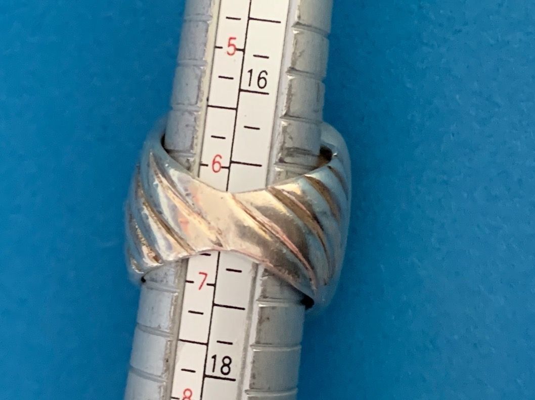 Ringe: Silberring ONYX CARRÉ (54) – Gebraucht aus Dittingen von Bijoubelle 4