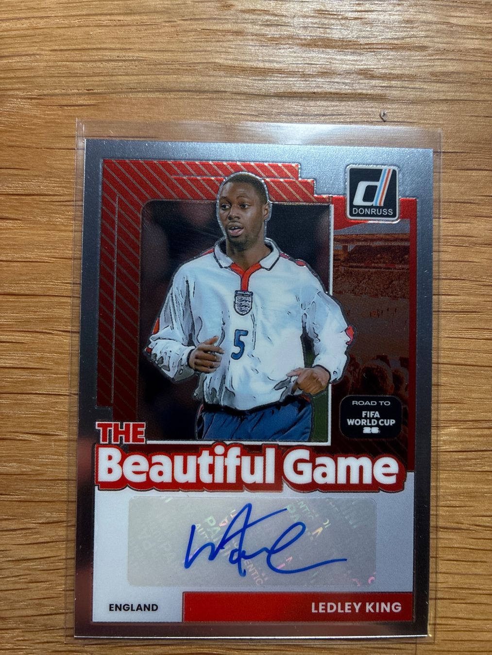 Topps Carte collezionabili: Panini Donruss Ledley King England Autogramm – Usato da Wangenried venduto da Garagara