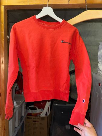 🔥Champion Pullover rot Damen Grösse M