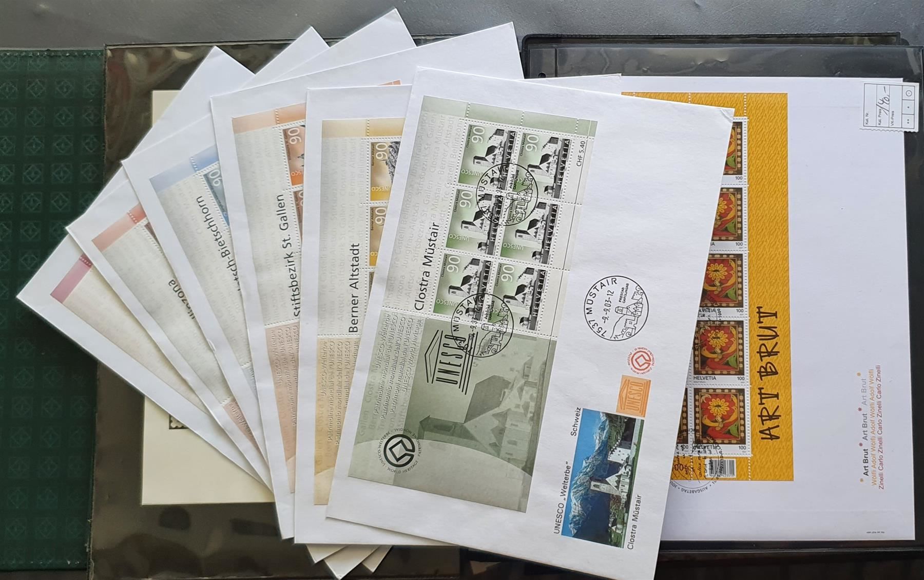 Tutti i francobolli: Kleinbogen-Sammlung auf FDC – Usato da Kreuzlingen venduto da Rschweiz1 3