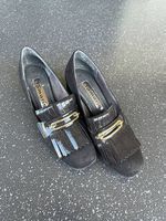 Tamaris Pumps / Blockabsatz-Loafer Schwarz  Gr. 37