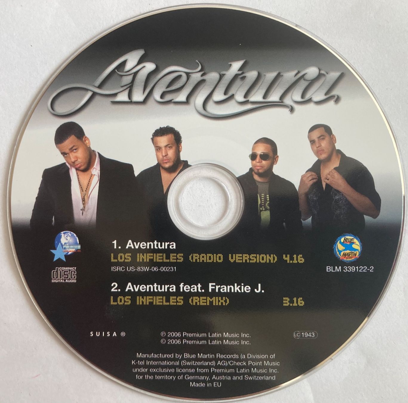 CD: AVENTURA - LOS INFIELES – Usato da Poliez-Pittet venduto da Newtown-Records 2