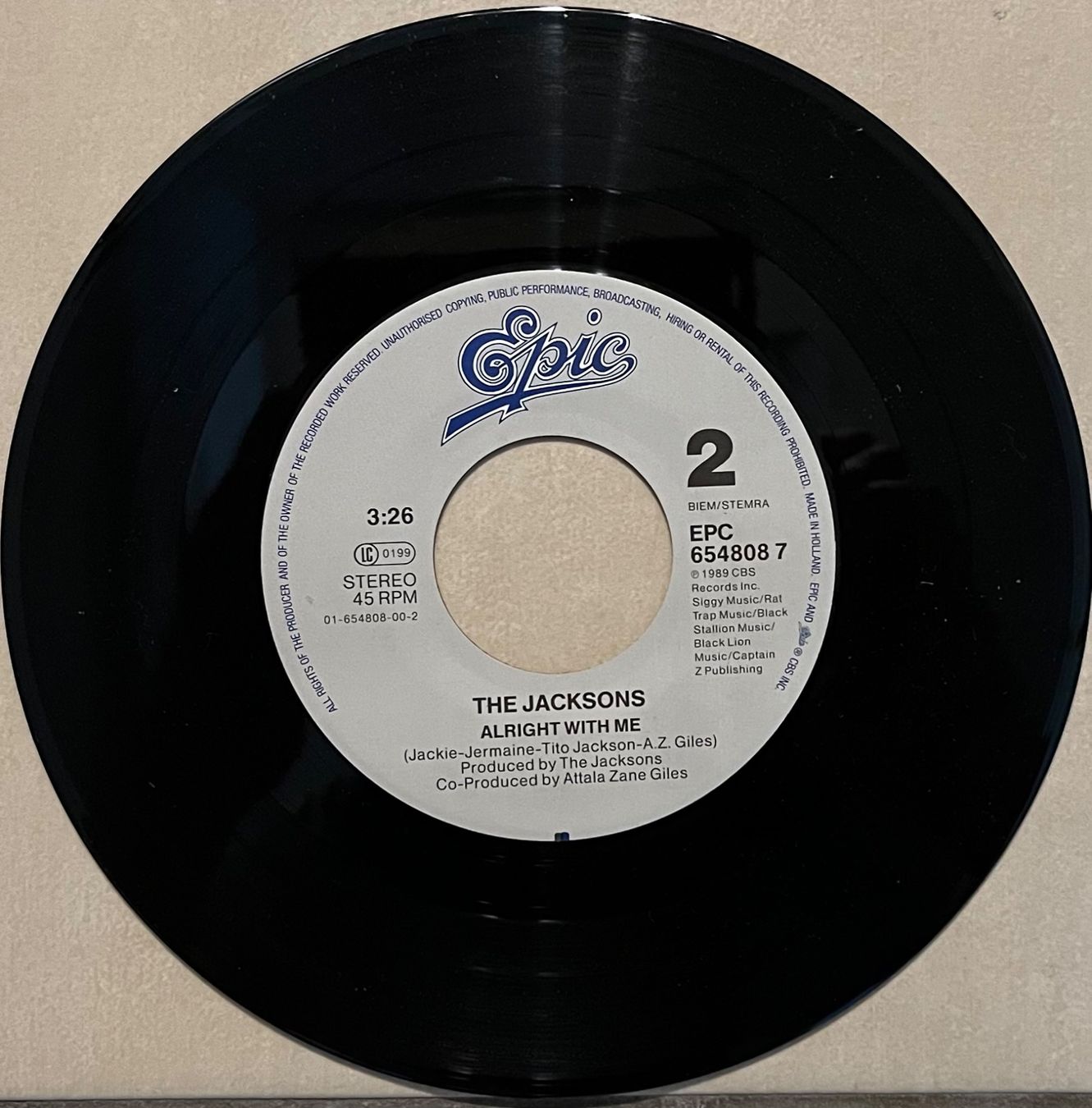 Dischi in vinile: THE JACKSONS - NOTHIN – Usato da Bussigny venduto da vinyl-pas-cher 1