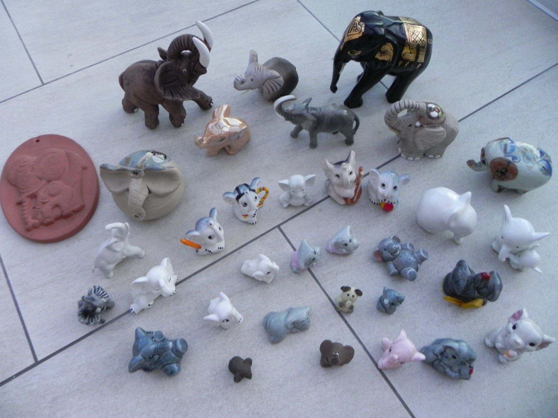 Statuette: Elefanten Sammlung, Glücksbringer Elefant diverse – Usato da Stallikon venduto da pcerny16 1