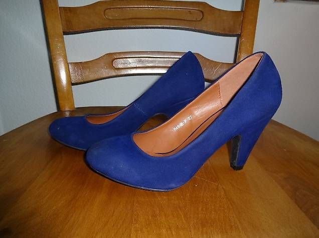 Scarpe da donna: Blaue High Heels, Grösse 37 – Usato da Basel venduto da kru_m5x5