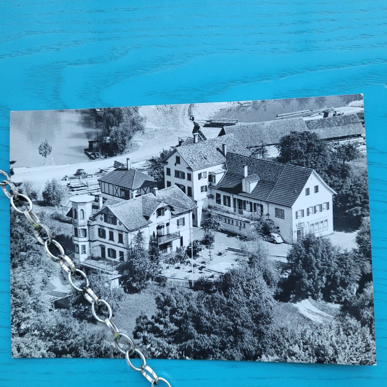 Cartoline postali: Hotel Bächau , Bäch /SZ – Usato da SCHÜBELBACH venduto da CoKaHa
