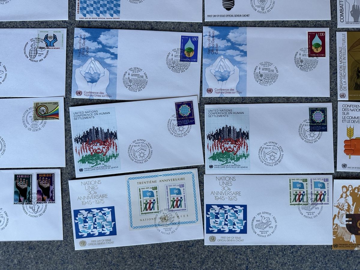 Tutti i francobolli: Nations Unies - schöne FDC Sammlung 36Stück – Usato da Schmitten / FR venduto da Samsara169 5