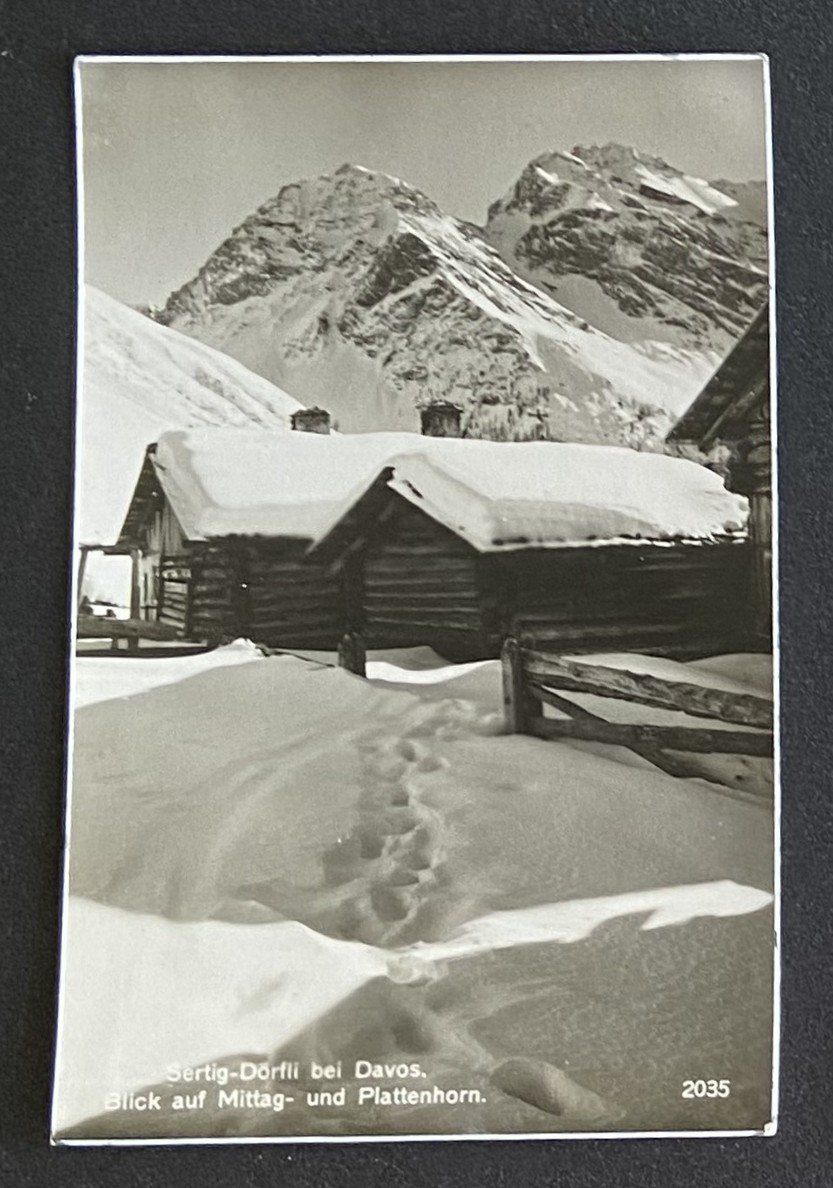 Cartoline postali: AK Sertig-Dörfli bei Davos – Usato da Böckten venduto da Hansi36