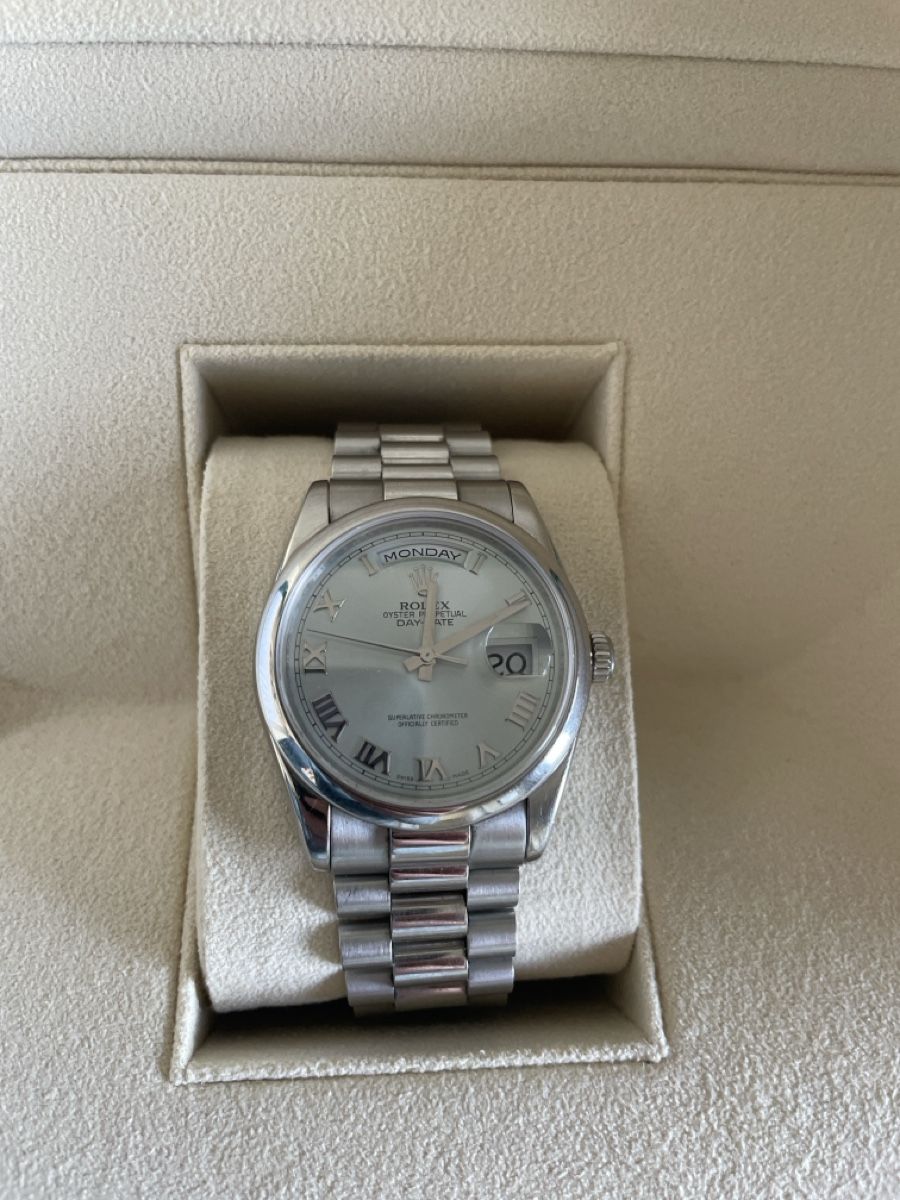 Rolex Orologi: Rolex Platinum 36mm Day Date – Usato da Pfäffikon SZ venduto da StanleyCup 1