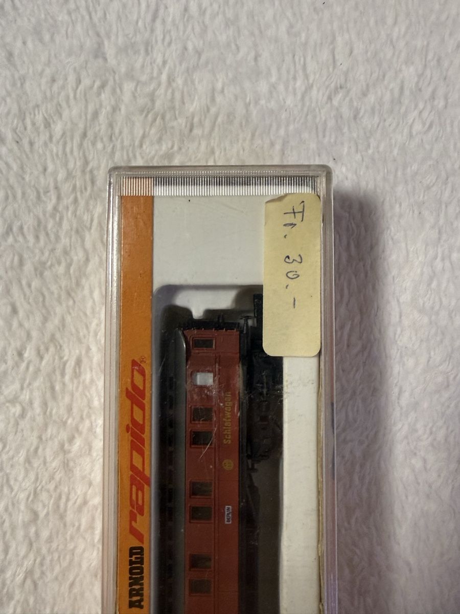 Arnold Modelleisenbahnen: Arnold Rapido Schlafwagen 3361 – Neu und originalverpackt aus Basel von sam_7gsy 3