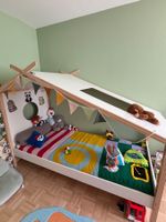 Kinderbett Hausform 90x200