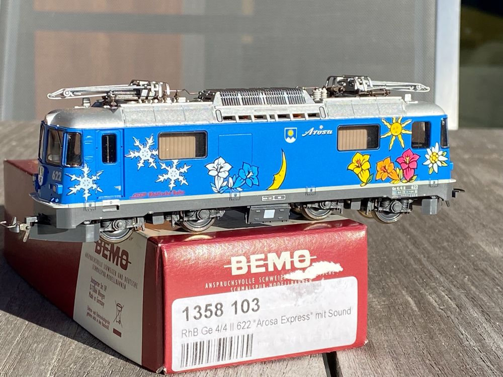 Kit Locomotive N-Track Ge 4/4 II 622 RhB Arosa échelle Nm - État Neuf