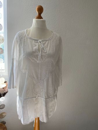 Traumhafte Sommer Tunika, Gr. M (38) 100% Baumwolle