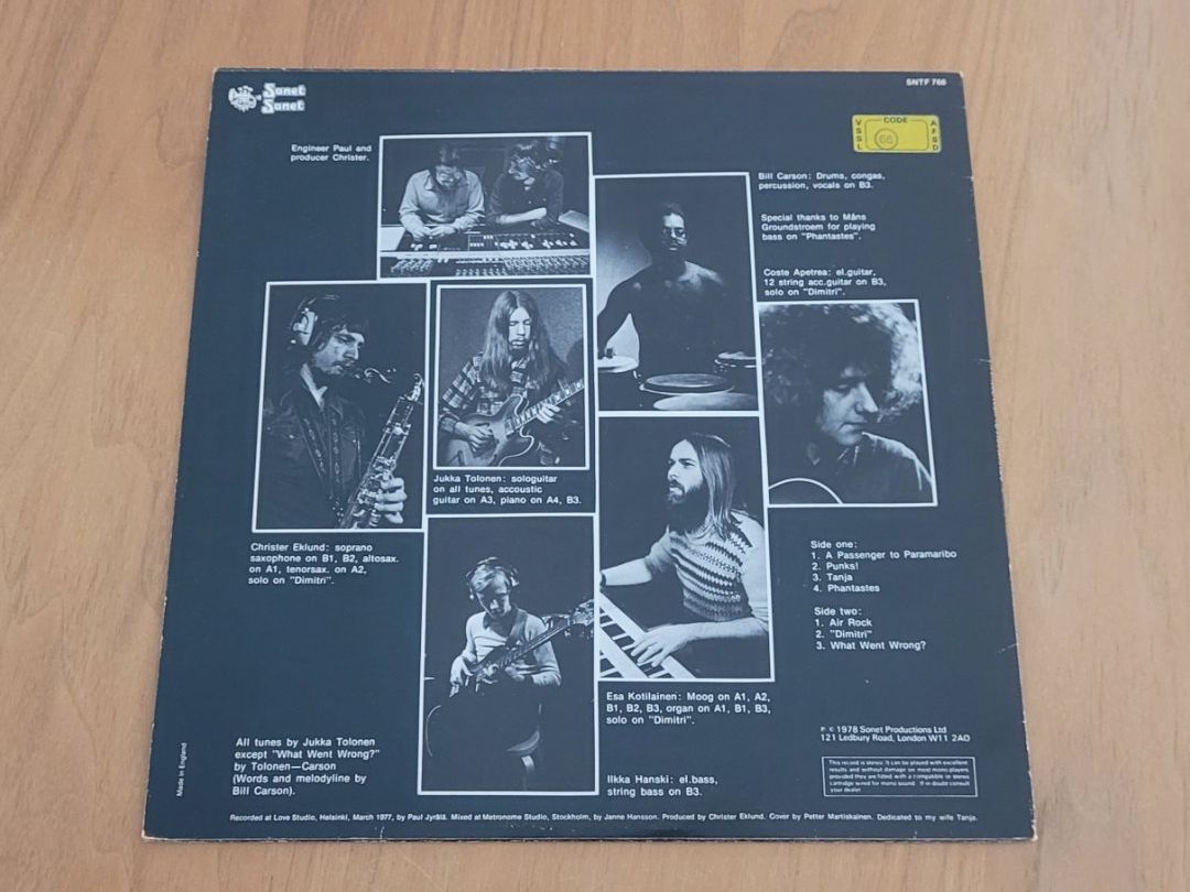 Schallplatten: LP  Jukka Tolonen – Gebraucht aus Martigny von MZ-67 1