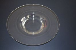Glasschale, Durchmesser 36 cm, Höhe 6 cm