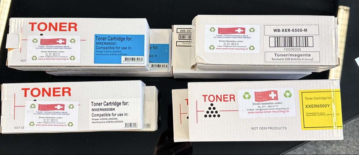 Xerox Cartucce per stampanti & toner: Xerox Toner Rebuilt workcentre 6500 – Nuovo e nell'imballaggio originale da Luzern venduto da Fairtrader66
