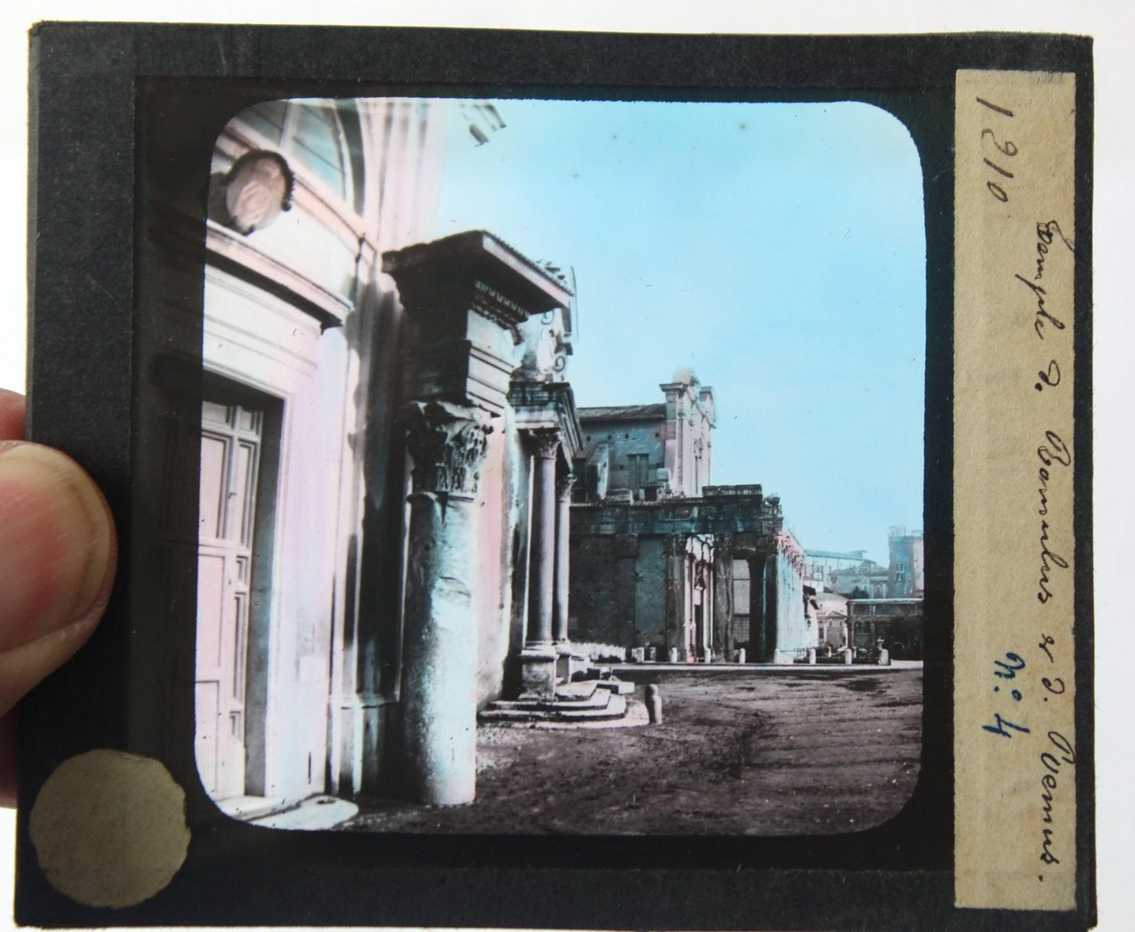 Foto & Immagini: 2 antike Glasnegative Konstantinsbogen +Temple Romulus Venus – Usato da Zürich venduto da Auctionata 1