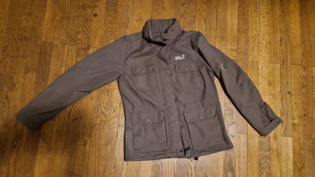 Jack Wolfskin Regenjacke Damen braun Gr. M