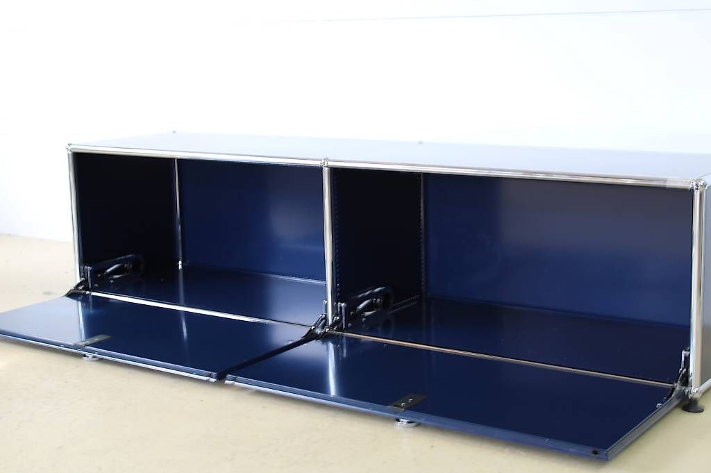 USM Mobili TV: USM Lowboard in Stahlblau, neuwertig – Usato da Meinisberg venduto da atelier_TILIJA 1
