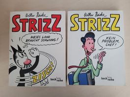 2x Strizz von Volker Reiche, seltene Comic Buecher!