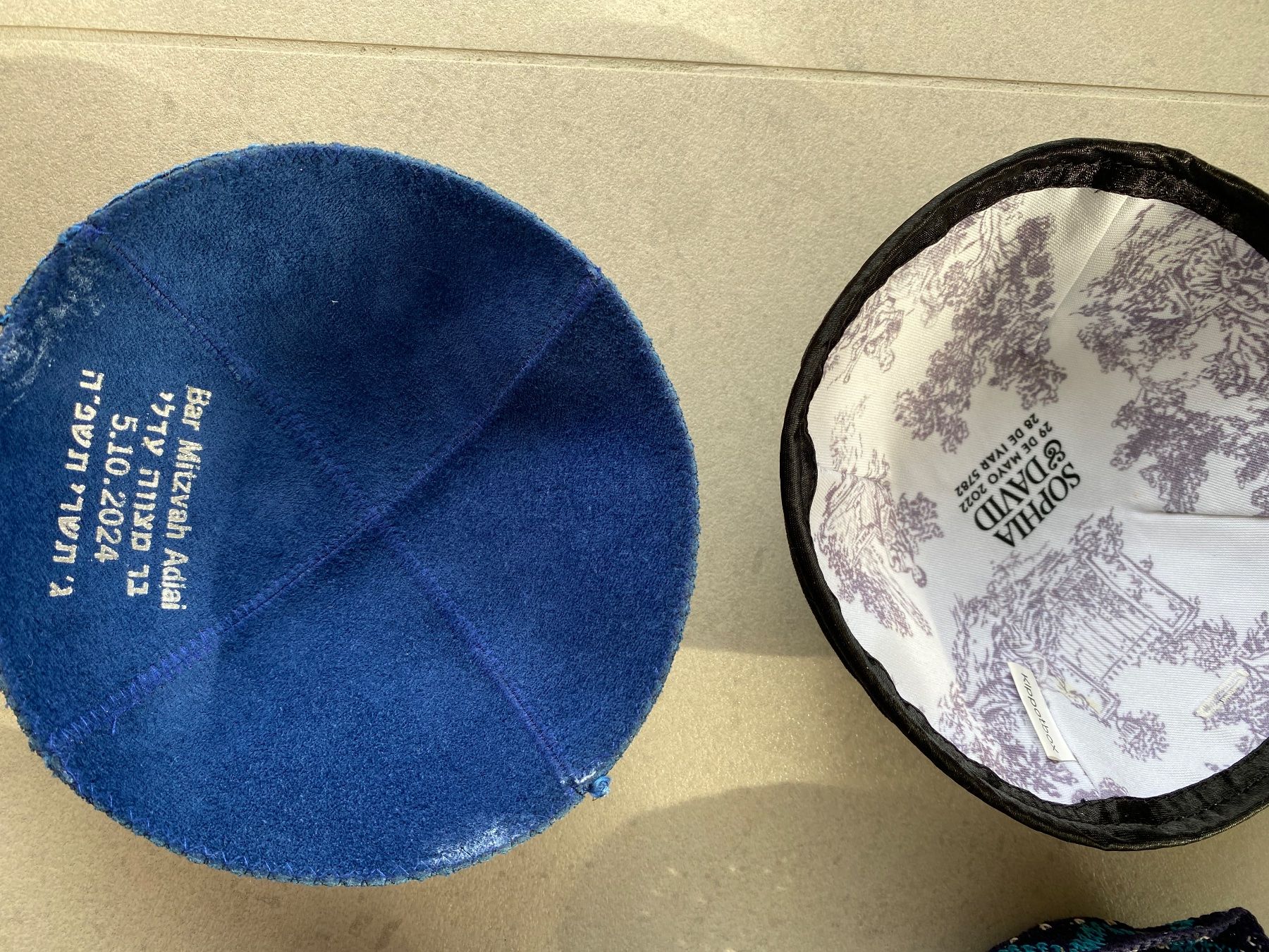 Hüte, Mützen & Caps: 6 x Schöne Kippot JUDAIKA – Gebraucht aus niederbipp von Esbenz 5