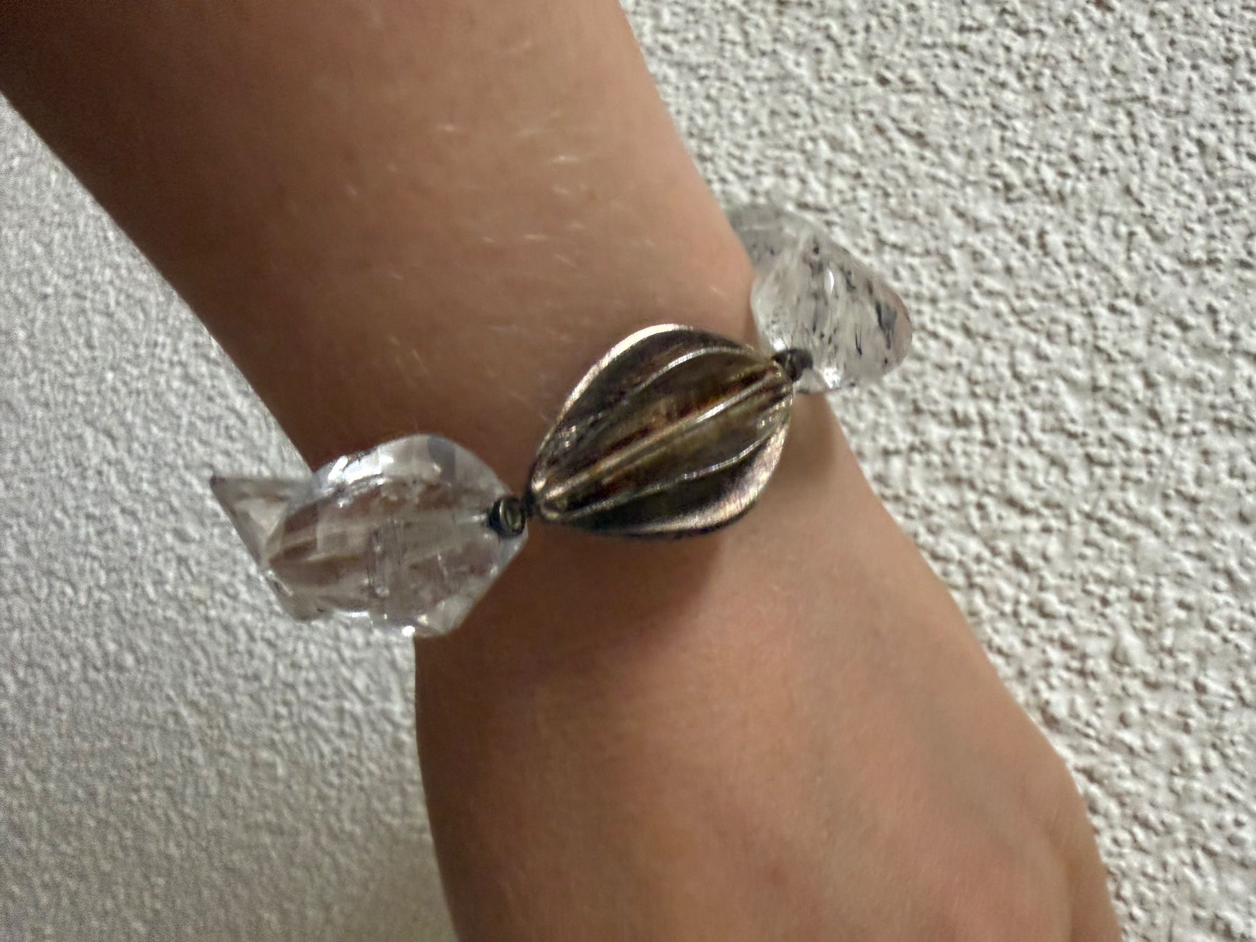 Bracciali & Braccialetti: Bergkristall Armband mit Silber Elemente 925 – Usato da Spiegel b. Bern venduto da Rogger72 5