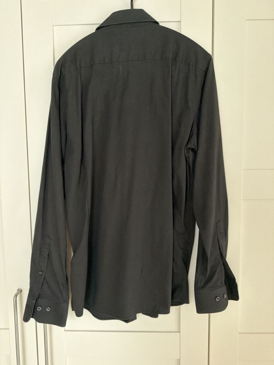 Camicie: Schwarzes Engelbert Strauss Hemd, Grösse 38, Slim Fit – Usato da Känerkinden venduto da melbaumg 1
