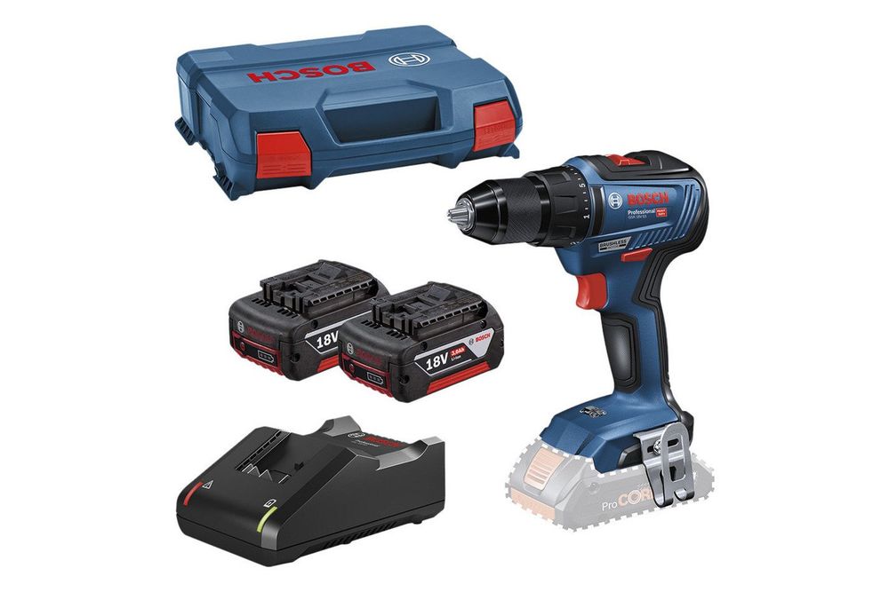 Bosch Gürtelclip Zubehör – 2 Clips + Schrauben – Kompatibel Mit 18V Akku-Bohrschraubern Wie IDH182, GSR18V, GSB18V