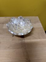Schale Perlmutt Mosaik Blumenform ca 13cm Breite