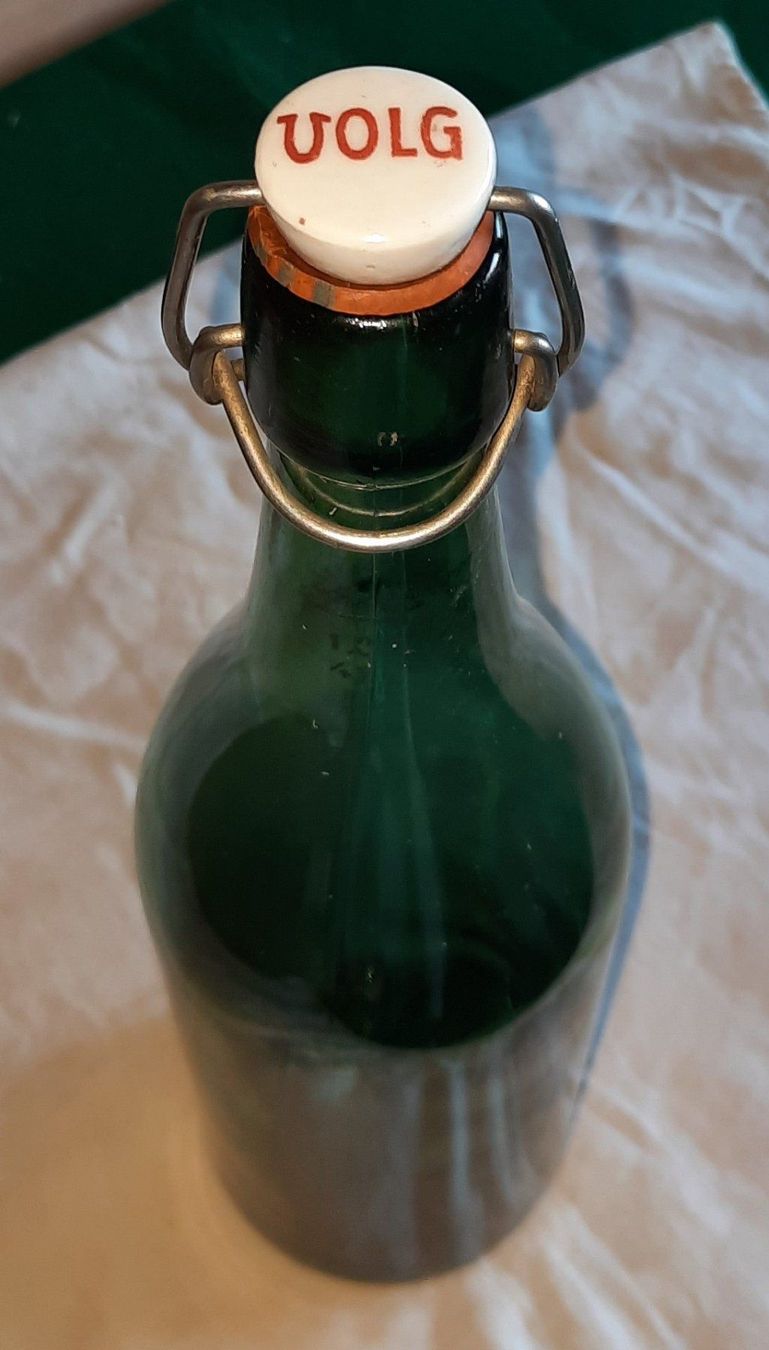 Gläser, Krüge & Flaschen: alte VOLG-Glasflasche, 1l – Gebraucht aus Kilchberg ZH von Ernzi47 1