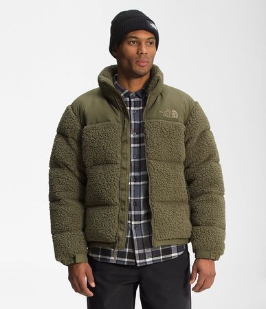 The North Face daunenjacke sherpa Nuptse XL Olive Green