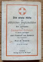 Büchlein Die erste Hilfe bei plötzlichen Unglücksfällen 1922