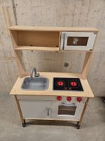 Kinder Spielküche aus Holz mit Zubehör guter Zustand