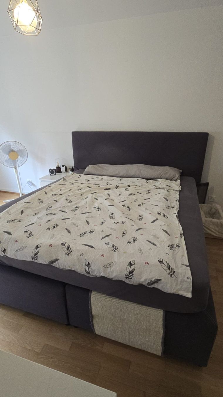 Lits: Bockspringbett grau – D'occasion à Oberwil BL par SanFrancisco444